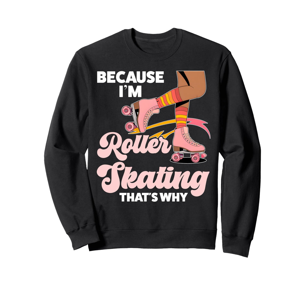 Roller Skating Skate 1970S Sweatshirt - Casual Everyday Wear for Adults - T-Shirt, Sweatshirt, Hoodie
