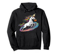 Unicorn Soccer Rainbow Galaxy Fantasy Hoodie - Custom Art Print Men Women - T-Shirt, Sweatshirt, Hoodie