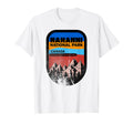 Nahanni National Canada Park Badge T-Shirt - Minimalist Print Men Women - T-Shirt, Sweatshirt, Hoodie