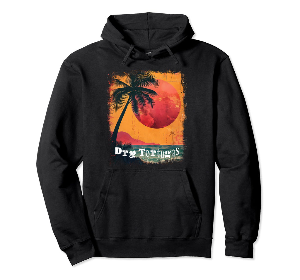 Dry Tortugas National Park Beach Vacation Hoodie - Custom Art Print Unisex - T-Shirt, Sweatshirt, Hoodie