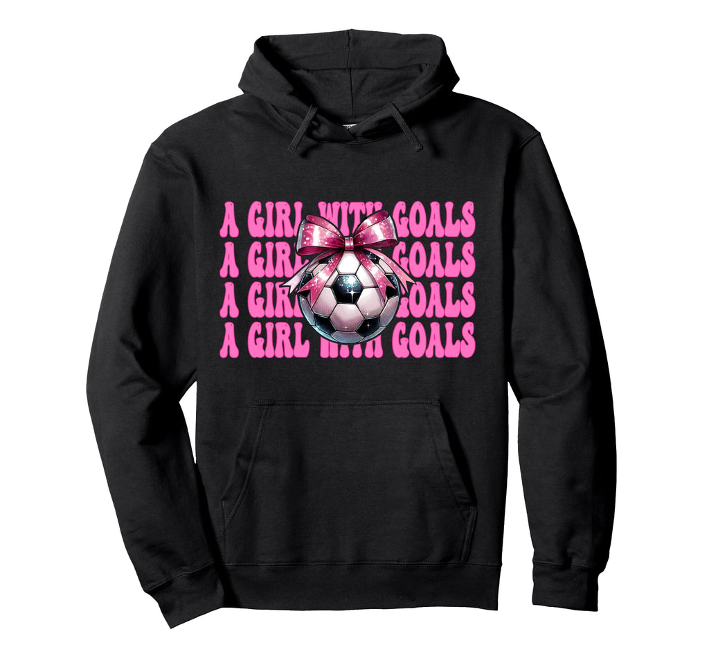 Soccer Mom Mama Mothers Day Coquette Hoodie - Minimalist Print for Adults - T-Shirt, Sweatshirt, Hoodie