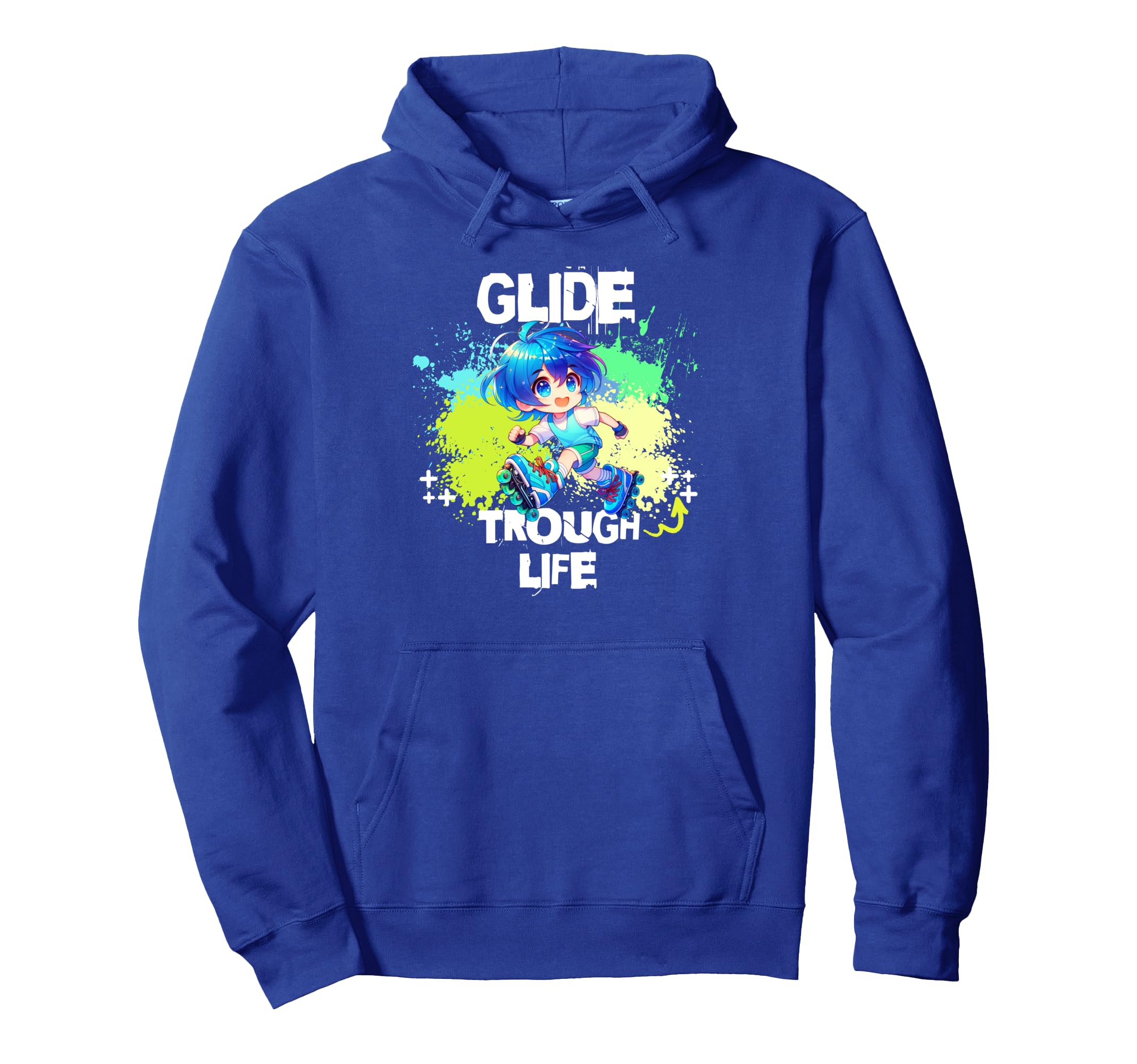 Roller Skating 70S 80S Skates Hoodie - Unique Graphic Men Women - T-Shirt, Sweatshirt, Hoodie