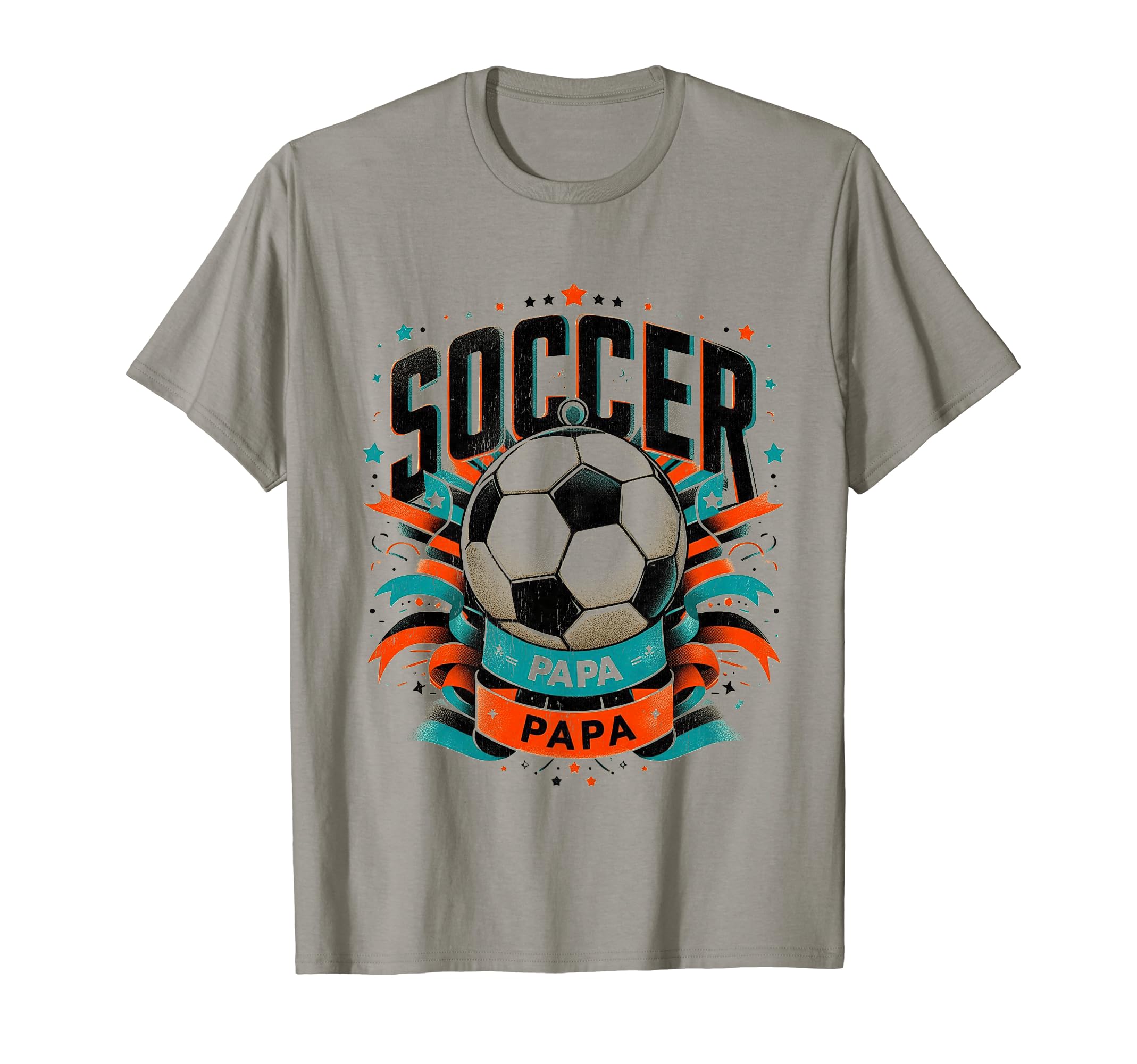Soccer Papa Family Matching Dad Fathers T-Shirt - Minimalist Print Unisex - T-Shirt, Sweatshirt, Hoodie