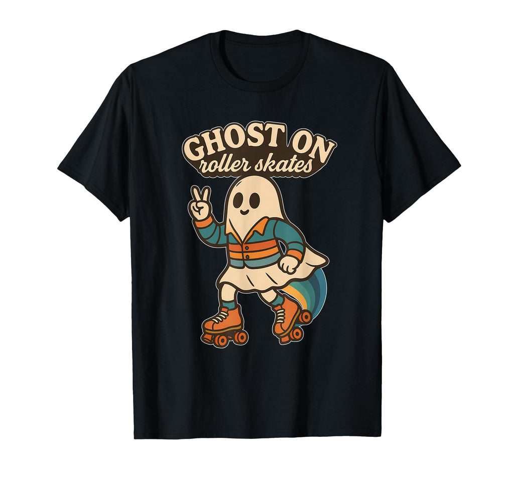 Ghost Roller Skates Peace Fun Sweatshirt - Novelty Apparel Men Women - T-Shirt, Sweatshirt, Hoodie
