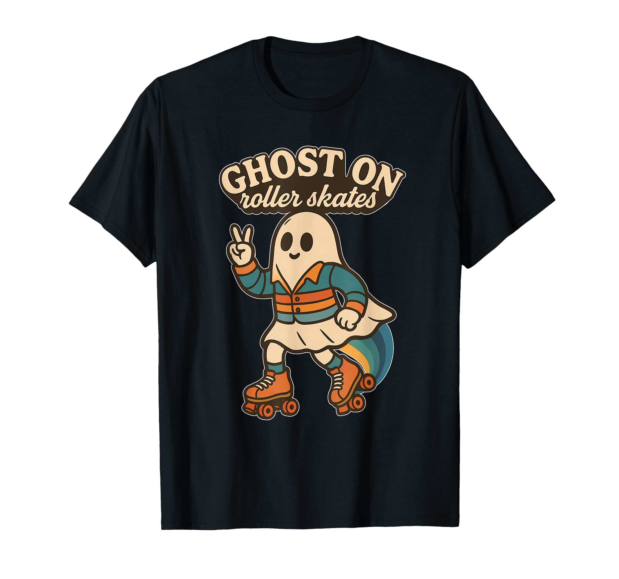 Ghost Roller Skates Peace Fun Sweatshirt - Novelty Apparel Men Women - T-Shirt, Sweatshirt, Hoodie