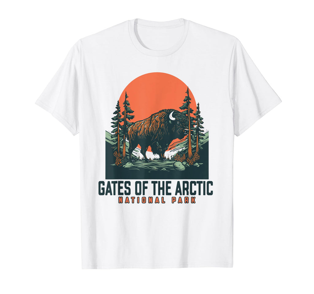 Gates Arctic National Park Bison T-Shirt - Aesthetic Graphic for Adults - T-Shirt, Sweatshirt, Hoodie