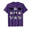 Coquette Soccer Bow Cheer Soccer T-Shirt - Fun Novelty Design Men Women - T-Shirt, Sweatshirt, Hoodie