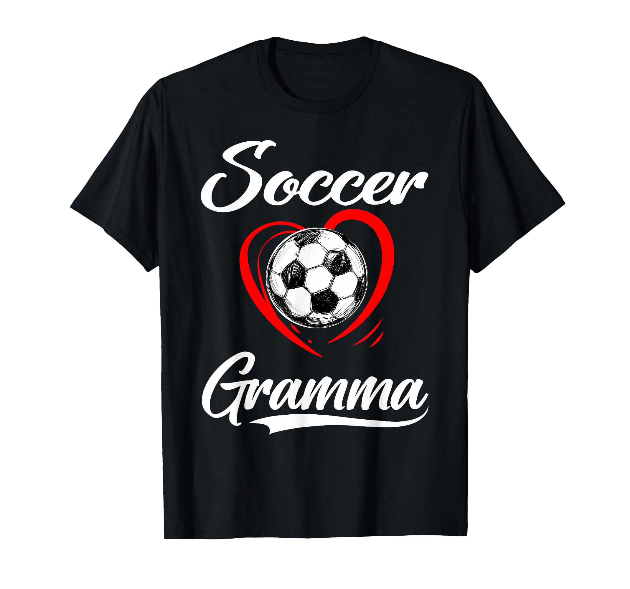 Soccer Gramma Soccer Heart Family Matching T-Shirt - Graphic Print Unisex - T-Shirt, Sweatshirt, Hoodie