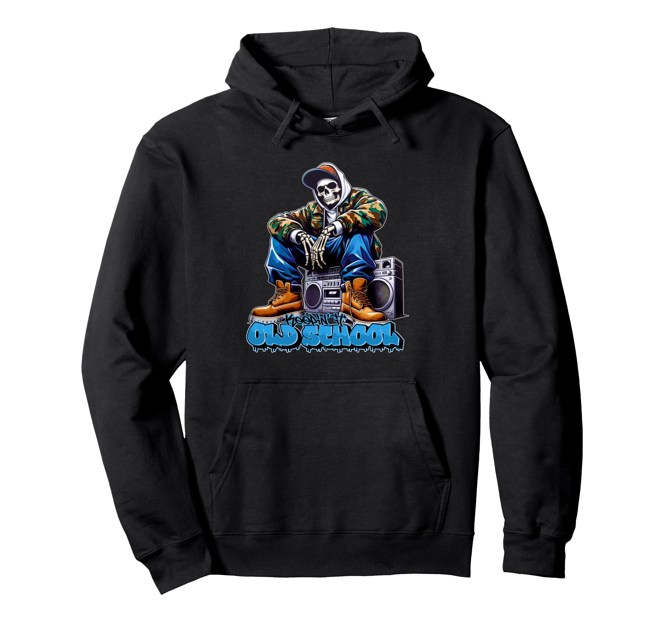 Keeping It Old School Hip Hop Outfit 90S Hoodie - Trendy Graphic Unisex - T-Shirt, Sweatshirt, Hoodie