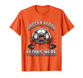 Soccer Blood Flows Here Passionate Fan T-Shirt - Streetwear Style Men Women - T-Shirt, Sweatshirt, Hoodie