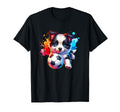 Border Collie Soccer Player Dog Fan T-Shirt - Streetwear Style Men Women - T-Shirt, Sweatshirt, Hoodie