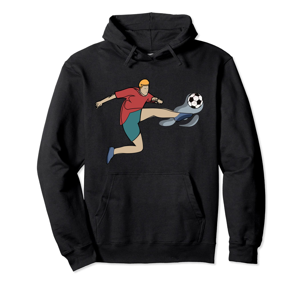 Soccer Player Ball Football Soccerplayer Hoodie - Novelty Apparel Unisex - T-Shirt, Sweatshirt, Hoodie