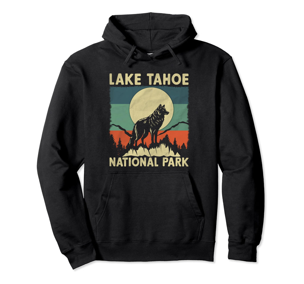Wolf Lake Tahoe National Park Hoodie - Fun Novelty Design Men Women - T-Shirt, Sweatshirt, Hoodie