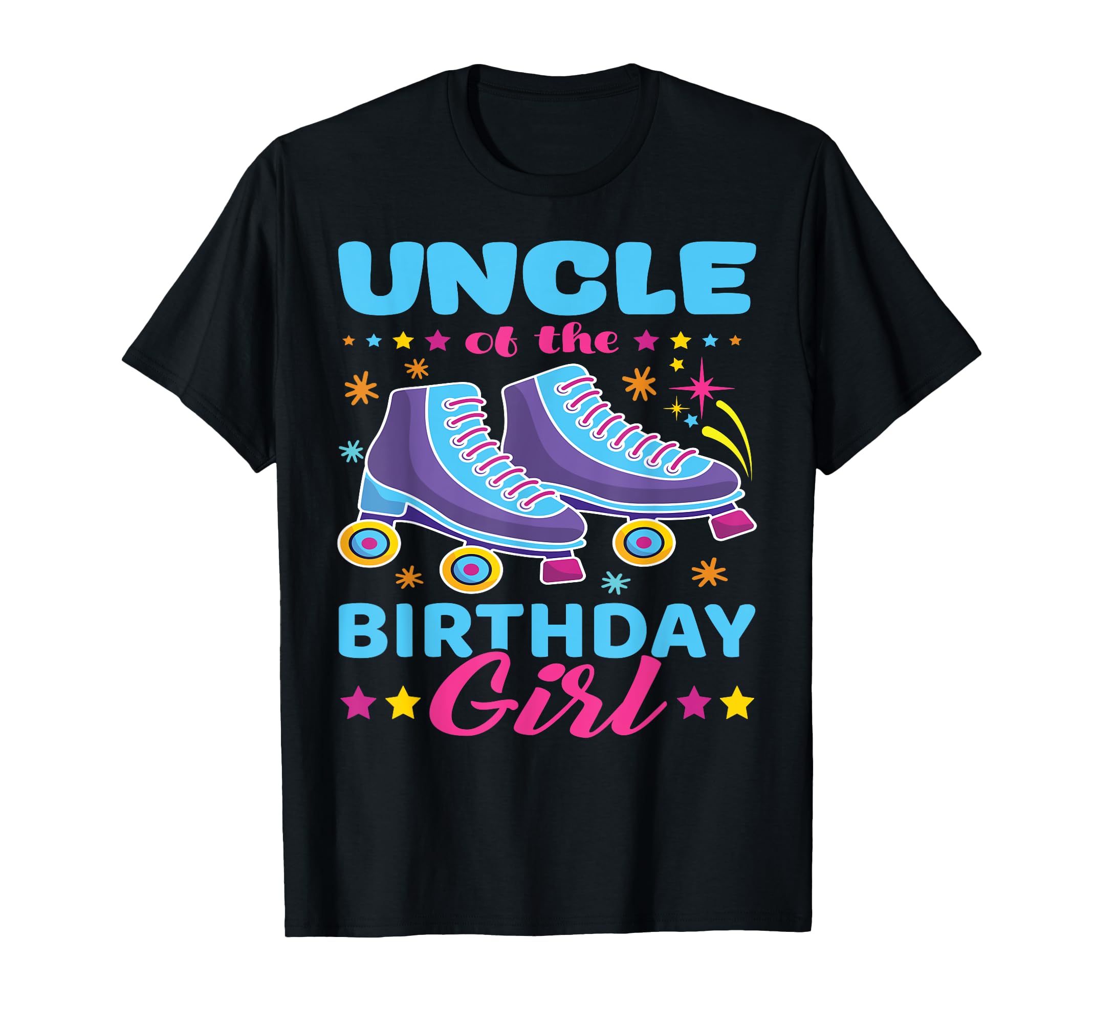 Uncle Birthday Roller Skates T-Shirt - Fun Novelty Design for Adults - T-Shirt, Sweatshirt, Hoodie