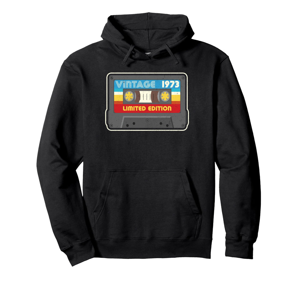 Mixtape 1973 Cassette Tape 48Th Birthday Hoodie - Novelty Apparel Unisex - T-Shirt, Sweatshirt, Hoodie