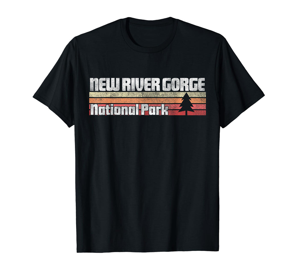 New River Gorge National Park 70S T-Shirt - Custom Art Print for Adults - T-Shirt, Sweatshirt, Hoodie
