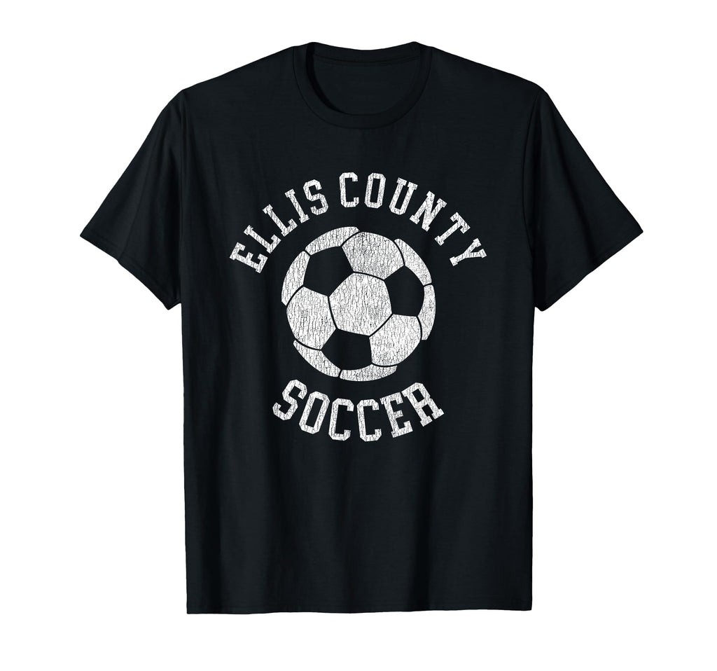 Ellis County Soccer Distressed 90S T-Shirt - Aesthetic Graphic for Adults - T-Shirt, Sweatshirt, Hoodie