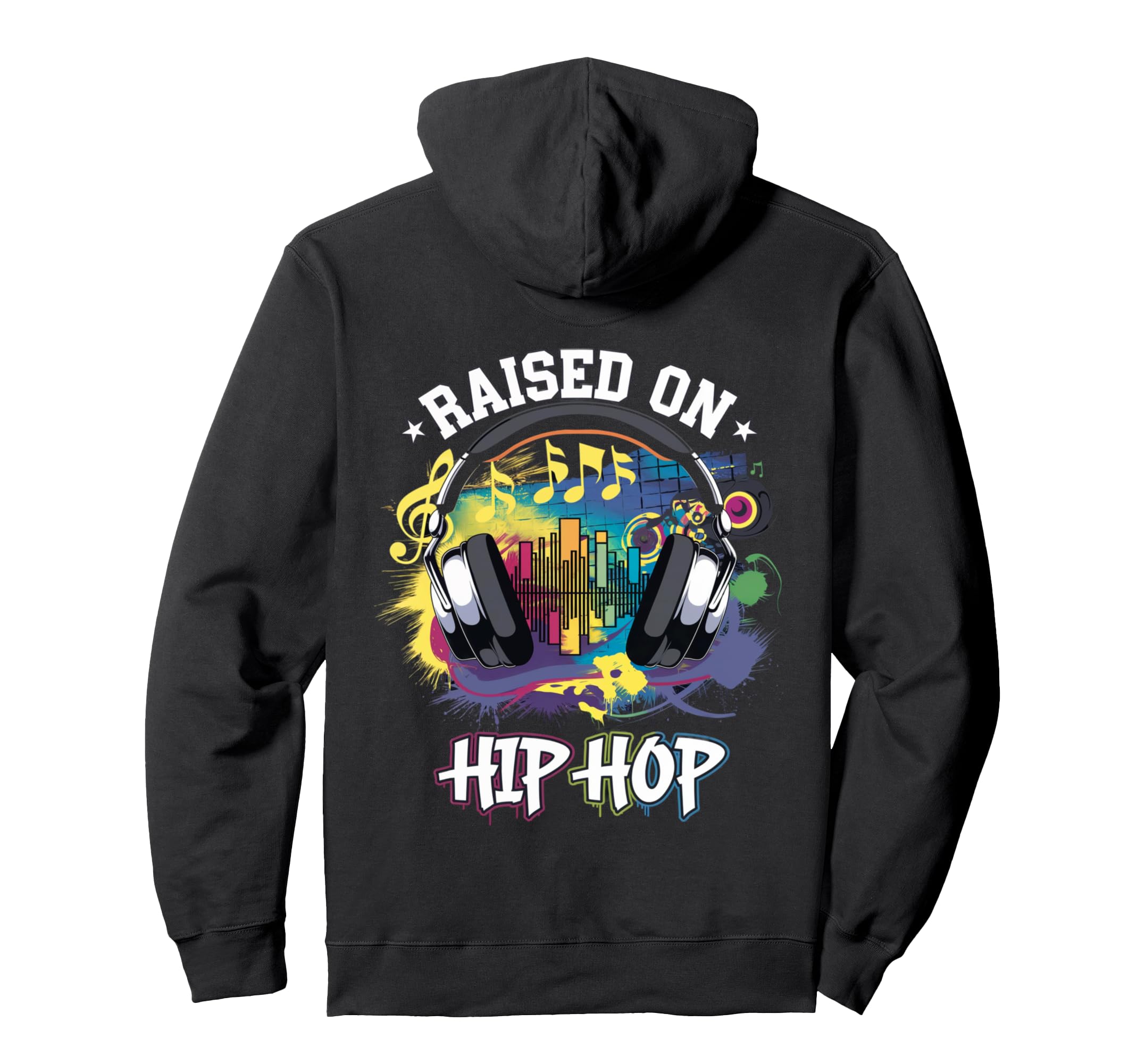 Raised Hip Hop Urban Dj Graffiti Old Hoodie - Unique Graphic Men Women - T-Shirt, Sweatshirt, Hoodie