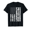 Proud Dad American Distressed Flag T-Shirt - Fun Novelty Design Men Women - T-Shirt, Sweatshirt, Hoodie