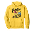 Sideline Social Club Soccer Mom Hoodie - Fun Novelty Design for Adults - T-Shirt, Sweatshirt, Hoodie