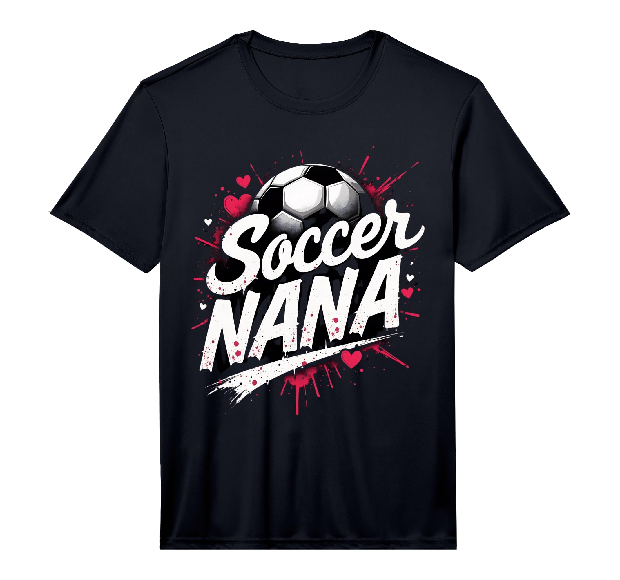Proud Soccer Nana Funny Grandma Lover T-Shirt - Minimalist Print Men Women - T-Shirt, Sweatshirt, Hoodie