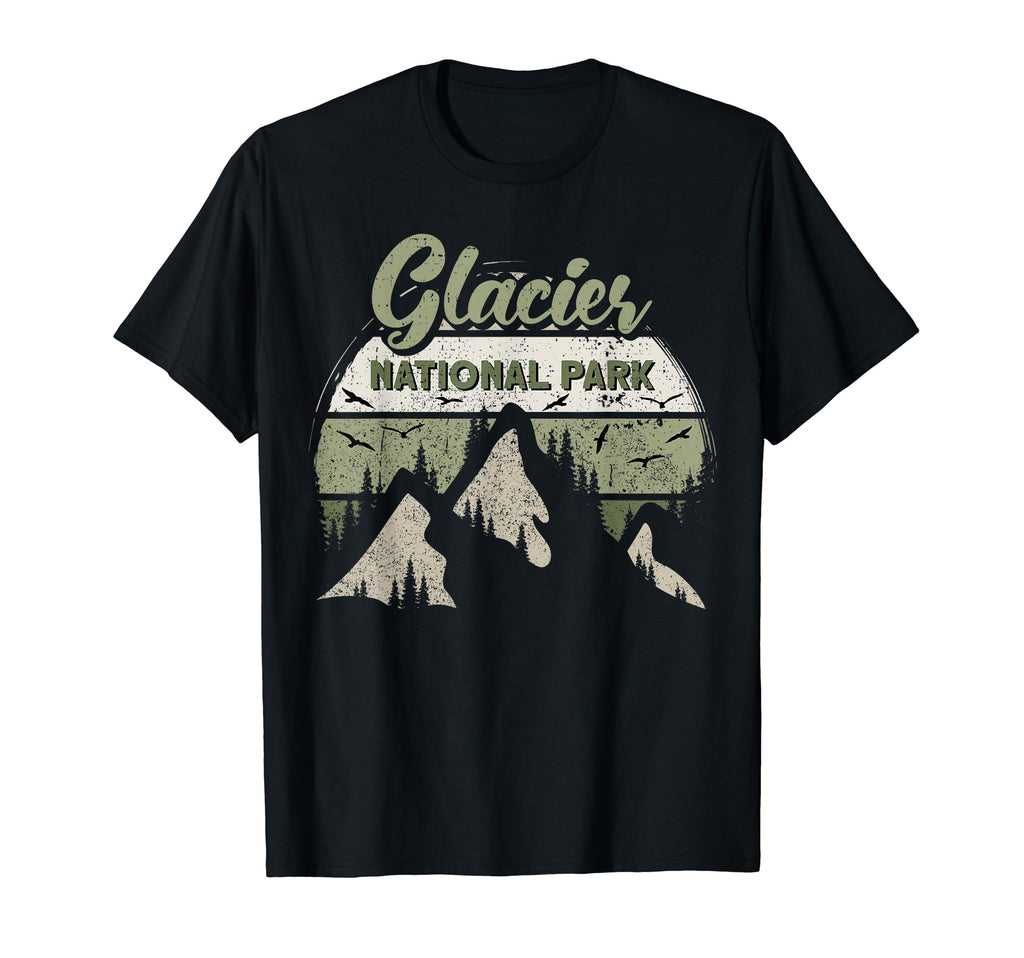 Glacier National Park Us Glacier T-Shirt - Custom Art Print Unisex - T-Shirt, Sweatshirt, Hoodie