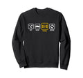 Eat Sleep Futsal Repeat Indoor Sweatshirt - Custom Art Print for Adults - T-Shirt, Sweatshirt, Hoodie