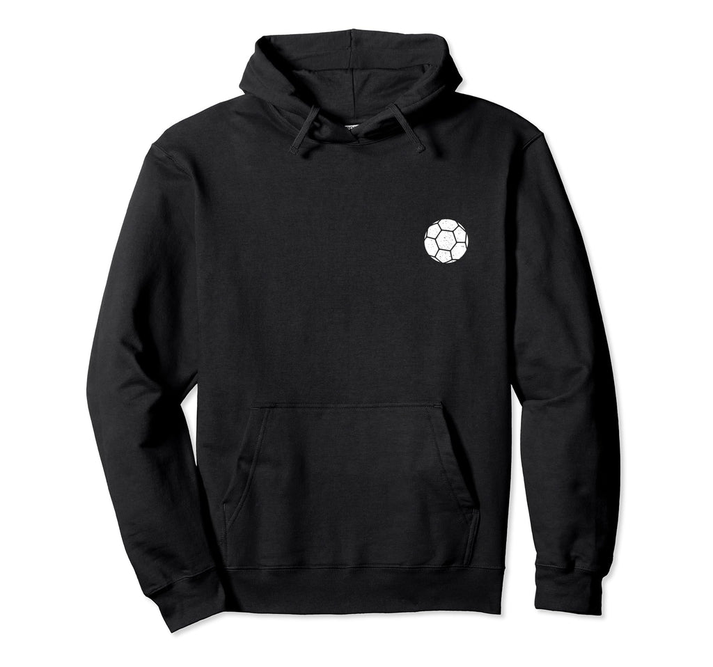 Soccer Ball Team Or Coach Left Chest Hoodie - Graphic Print Unisex - T-Shirt, Sweatshirt, Hoodie