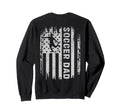 Soccer Dad American Flag Usa Sweatshirt - Casual Everyday Wear Men Women - T-Shirt, Sweatshirt, Hoodie