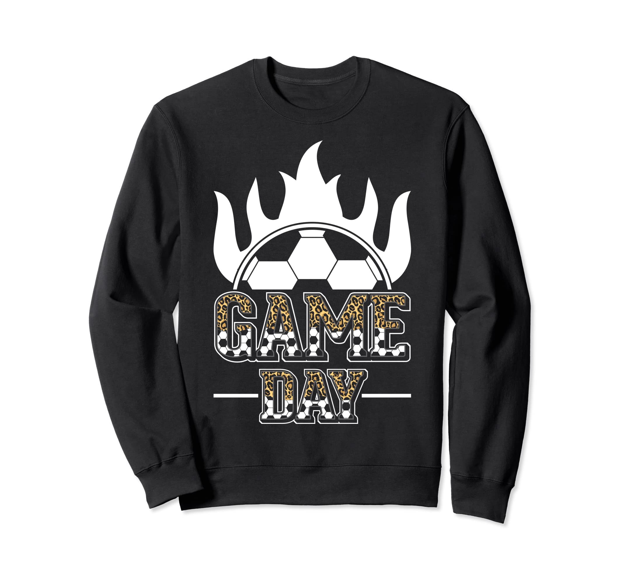 Soccer Mom Leopard Soccer Mother Sweatshirt - Streetwear Style for Adults - T-Shirt, Sweatshirt, Hoodie