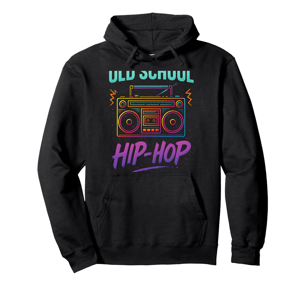 Old School Hip Hop Graffiti Hoodie - Fun Novelty Design for Adults - T-Shirt, Sweatshirt, Hoodie