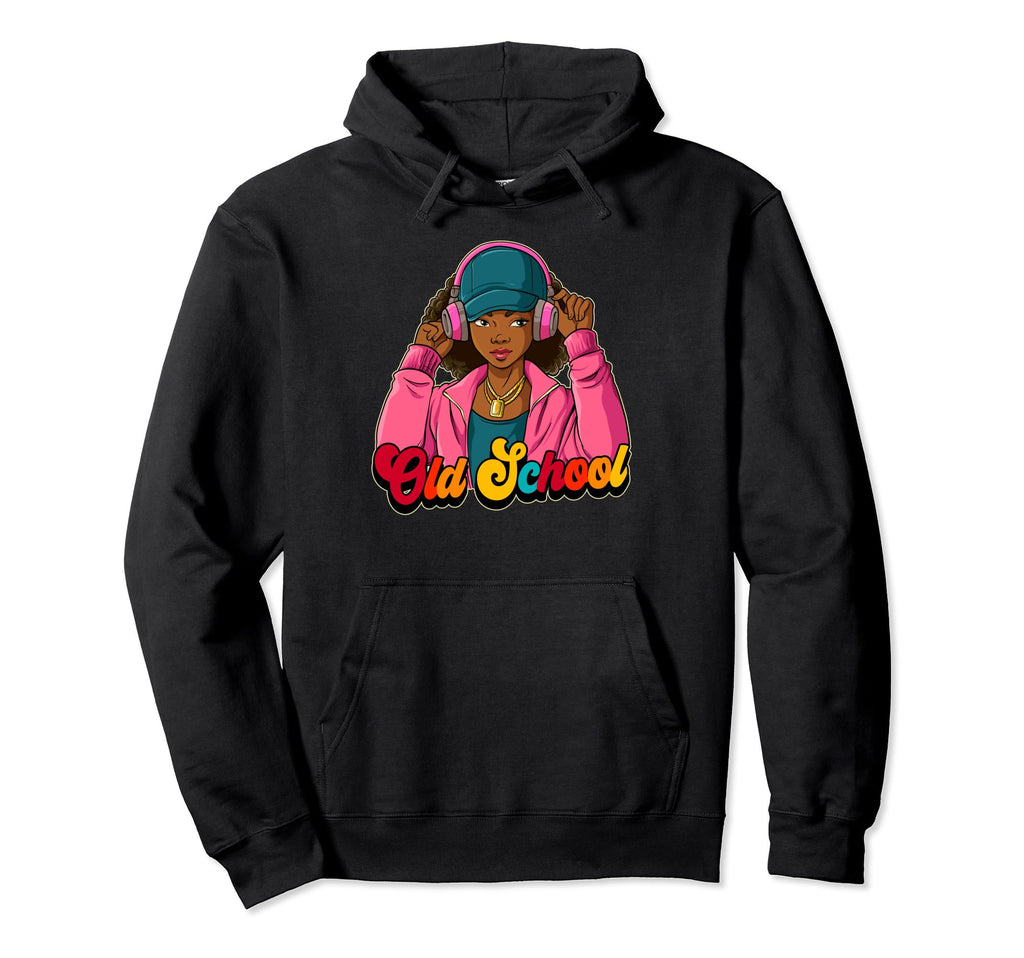 Old School Hip Hop Hoodie - Graphic Print Unisex - T-Shirt, Sweatshirt, Hoodie