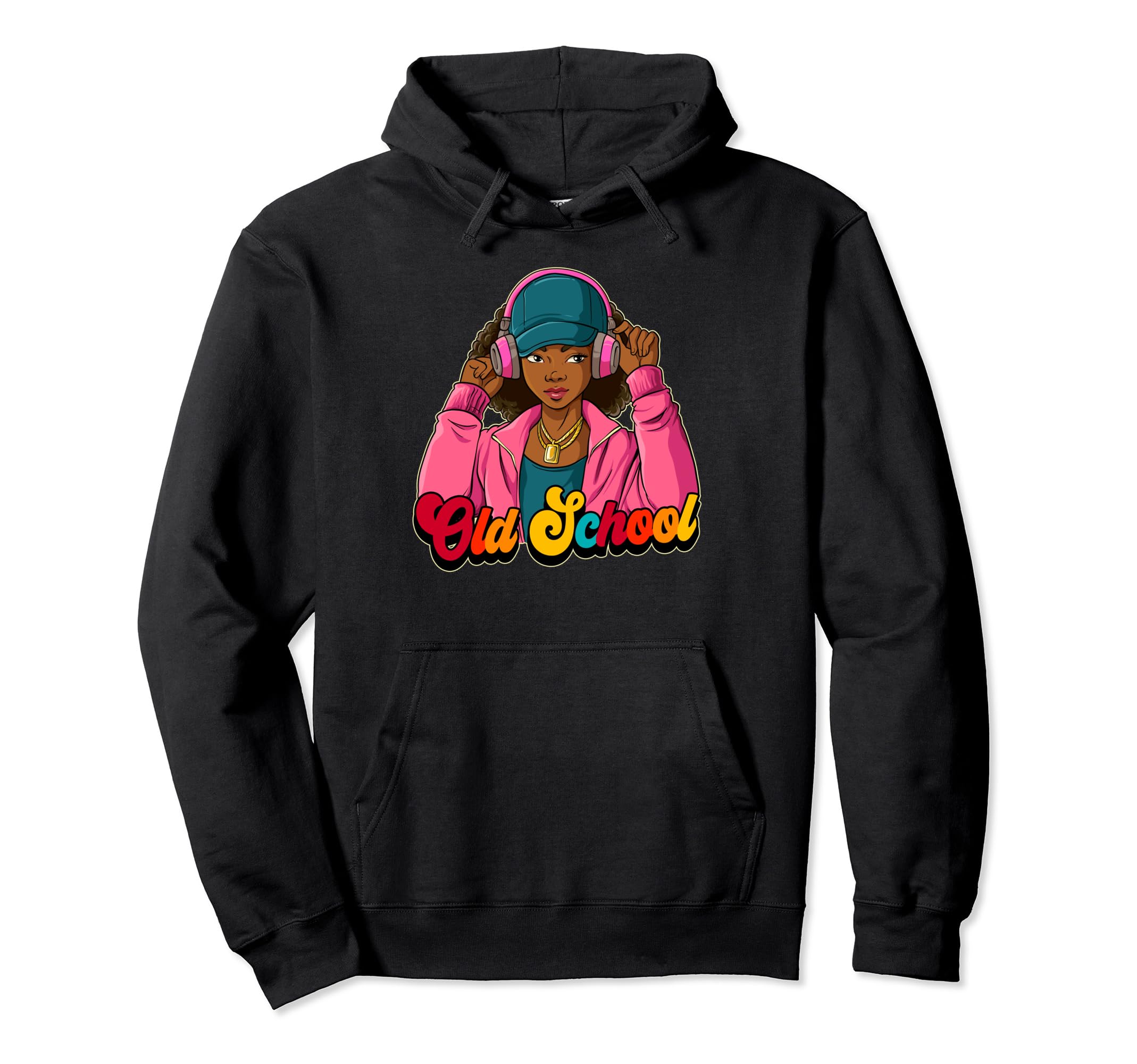 Old School Hip Hop Hoodie - Graphic Print Unisex - T-Shirt, Sweatshirt, Hoodie