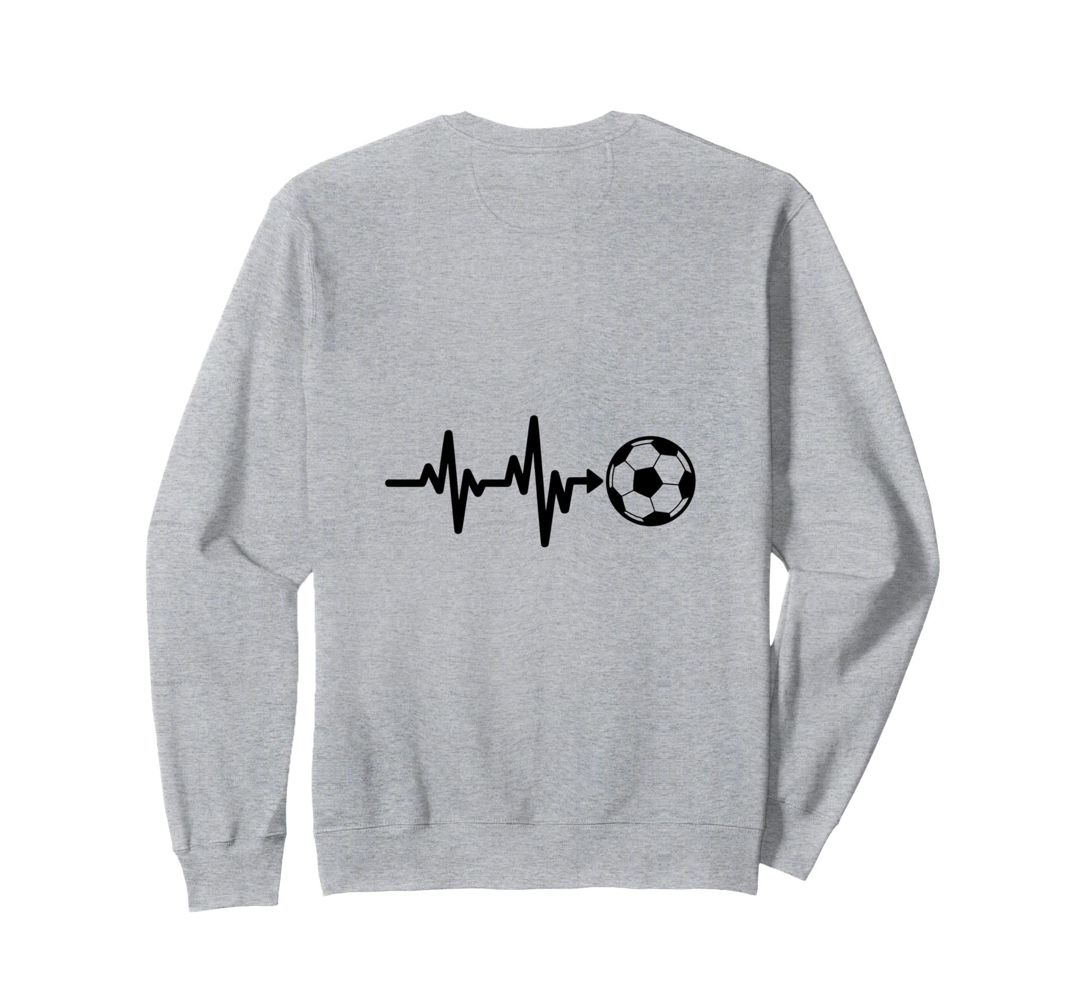 Soccer Heartbeat Football Pulse Sweatshirt - Novelty Apparel for Adults - T-Shirt, Sweatshirt, Hoodie