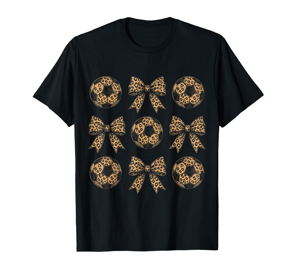 Game Day Soccer Bow Soccer Mom T-Shirt - Minimalist Print for Adults - T-Shirt, Sweatshirt, Hoodie