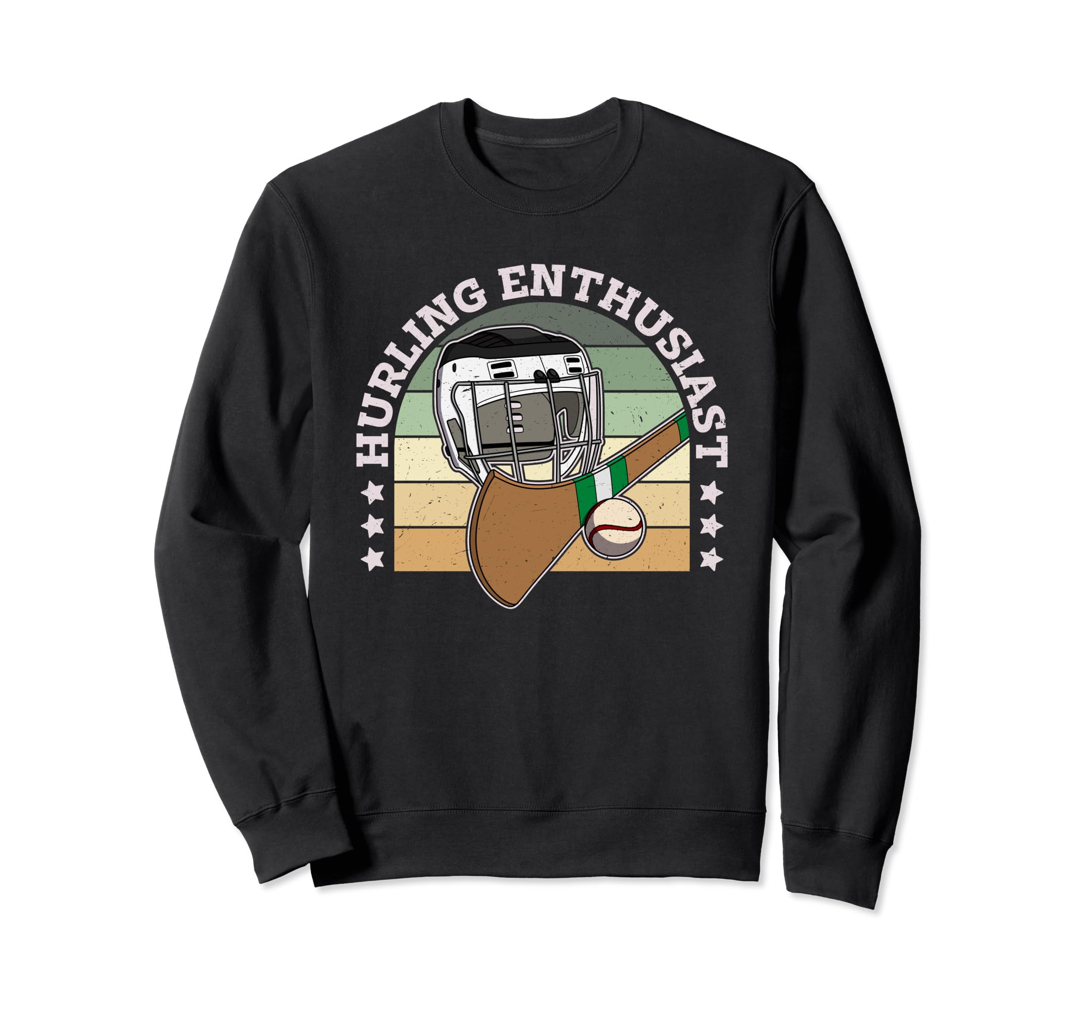Hurling Helmet Athletic Sweatshirt - Aesthetic Graphic for Adults - T-Shirt, Sweatshirt, Hoodie
