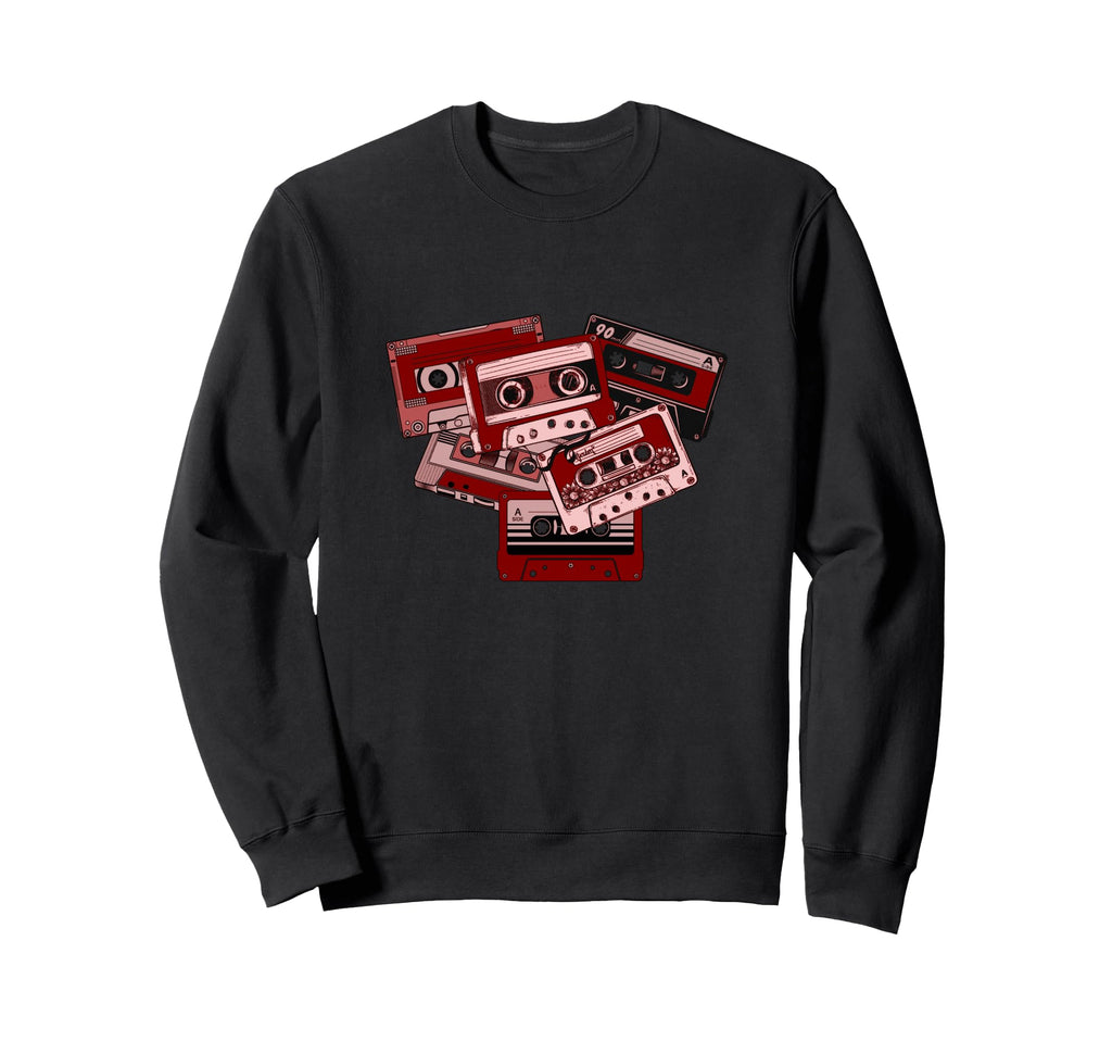 Maroon Red Burgundy Tape Sweatshirt - Casual Everyday Wear Unisex - T-Shirt, Sweatshirt, Hoodie