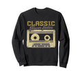 80S 90S Party Nostalgia Cassette Sweatshirt - Fun Novelty Design Men Women - T-Shirt, Sweatshirt, Hoodie