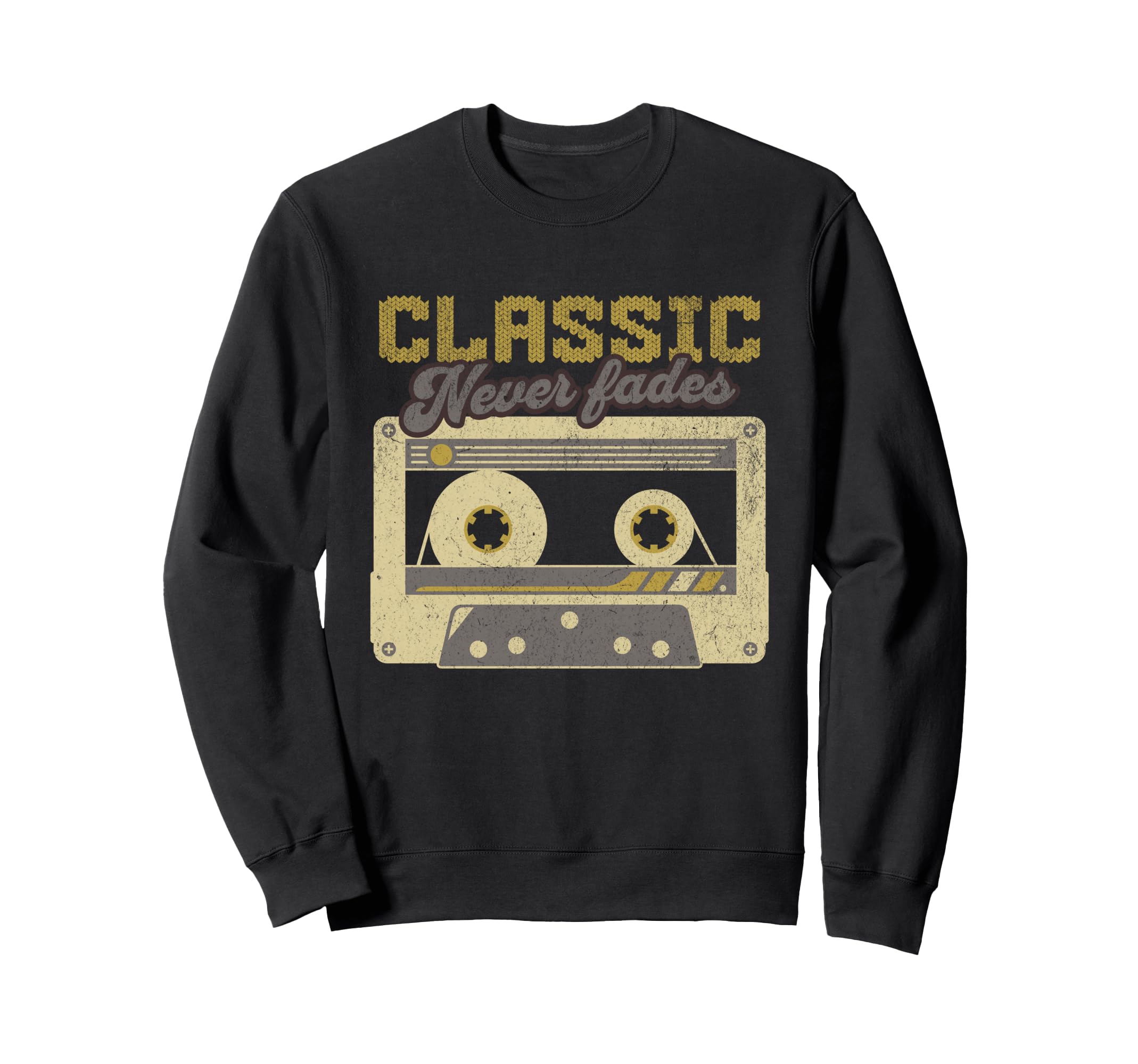 80S 90S Party Nostalgia Cassette Sweatshirt - Fun Novelty Design Men Women - T-Shirt, Sweatshirt, Hoodie