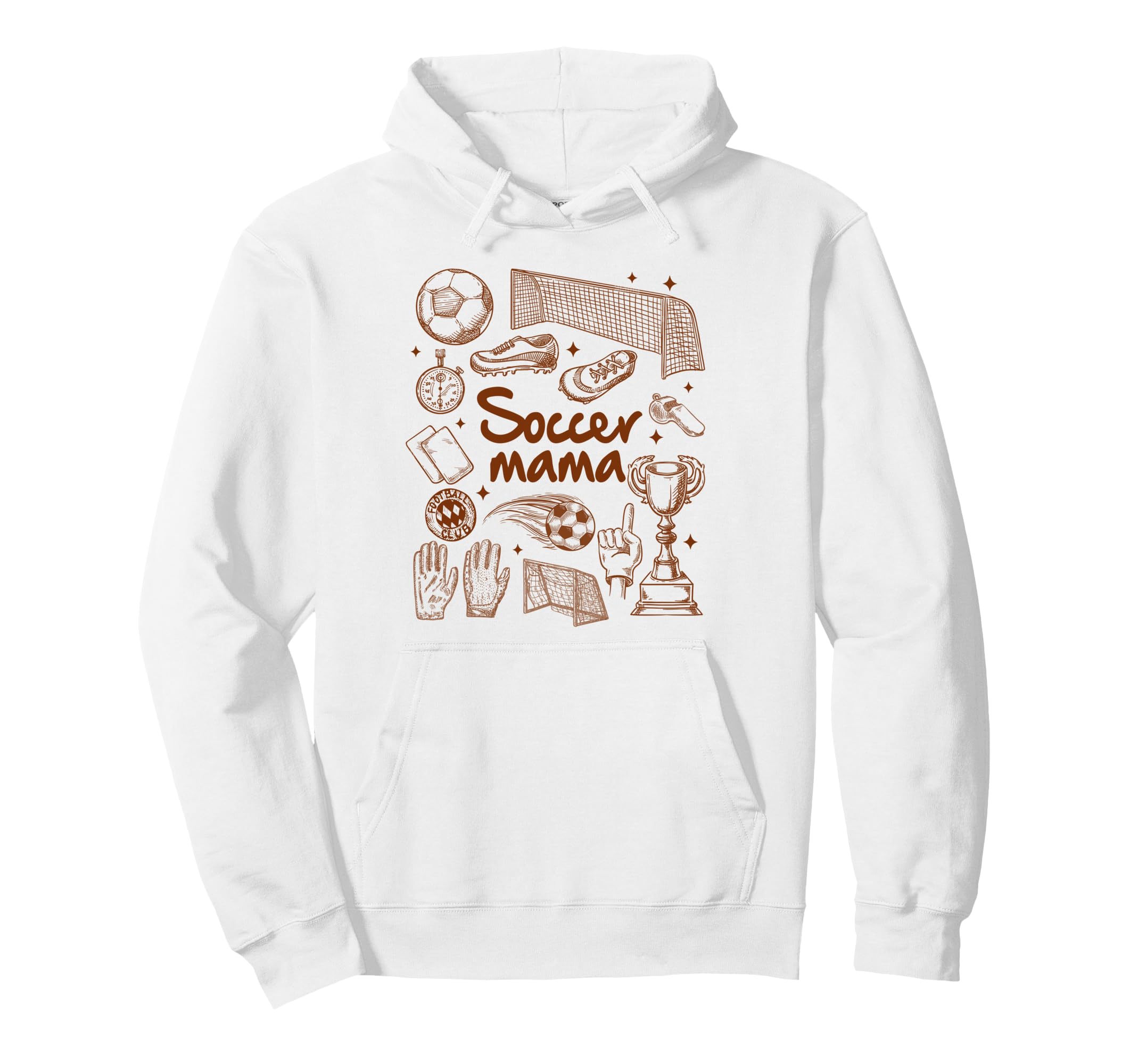 Soccer Mama Soccer Mom Loud Proud Game Hoodie - Trendy Graphic Men Women - T-Shirt, Sweatshirt, Hoodie