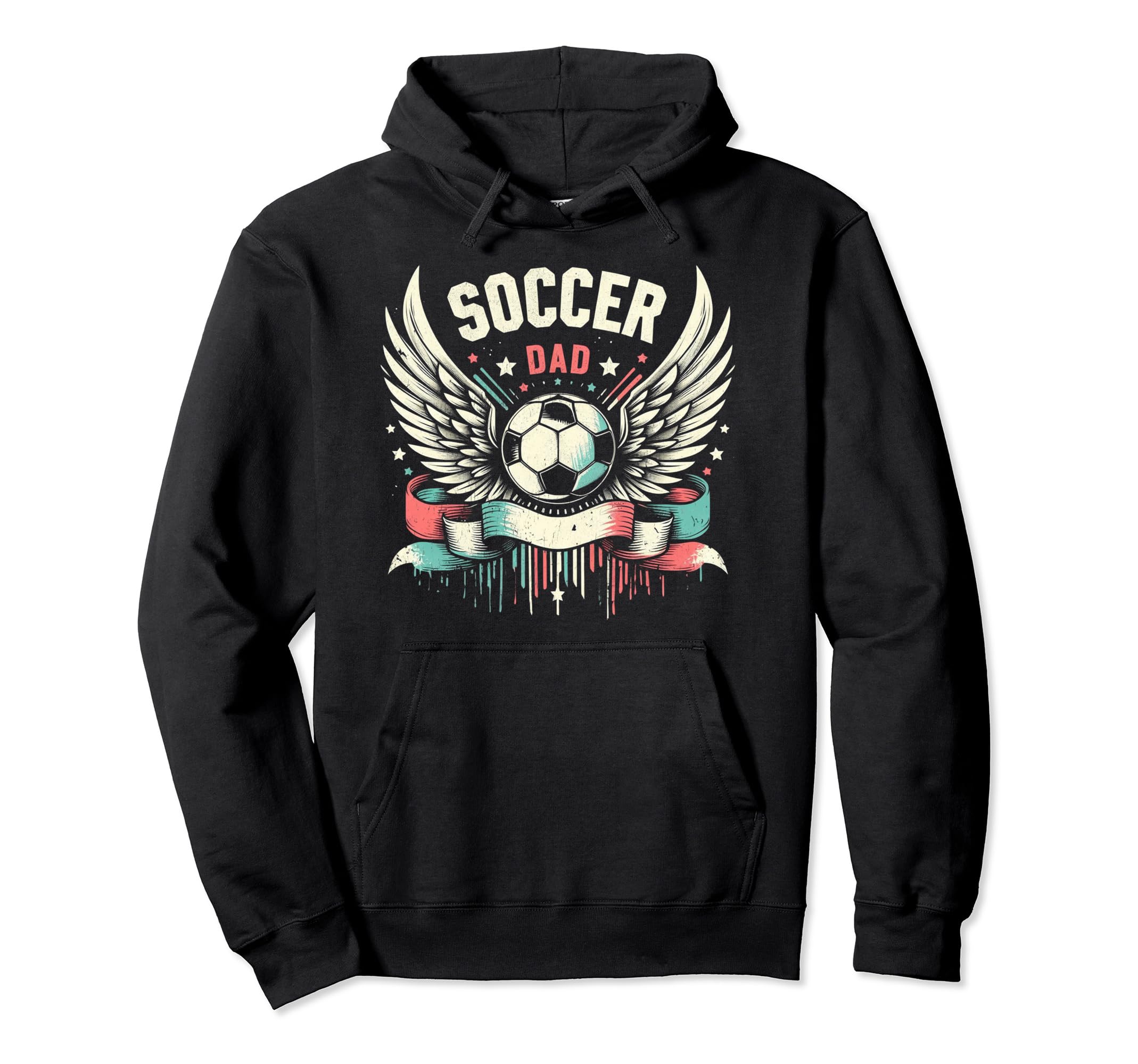 Soccer Dad Family Matching Dad Fathers Hoodie - Unique Graphic Men Women - T-Shirt, Sweatshirt, Hoodie