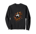 Soccer Autumn Leaves Soccer Sweatshirt - Aesthetic Graphic Men Women - T-Shirt, Sweatshirt, Hoodie