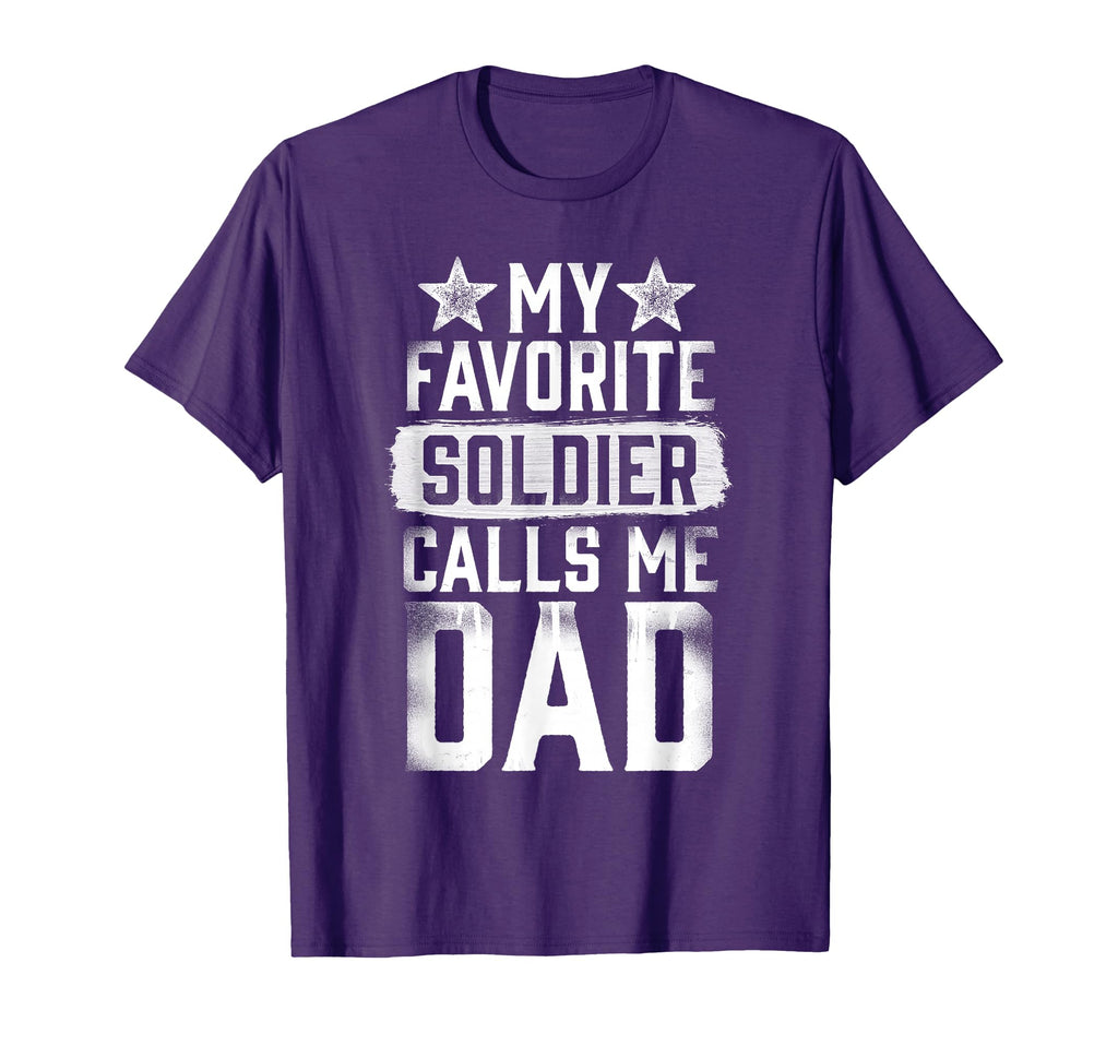 Proud Army Dad My Favorite Soldier Calls T-Shirt - Custom Art Print Unisex - T-Shirt, Sweatshirt, Hoodie