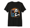 Gamer Panda Bear Love 80S 90S Arcade T-Shirt - Custom Art Print Unisex - T-Shirt, Sweatshirt, Hoodie