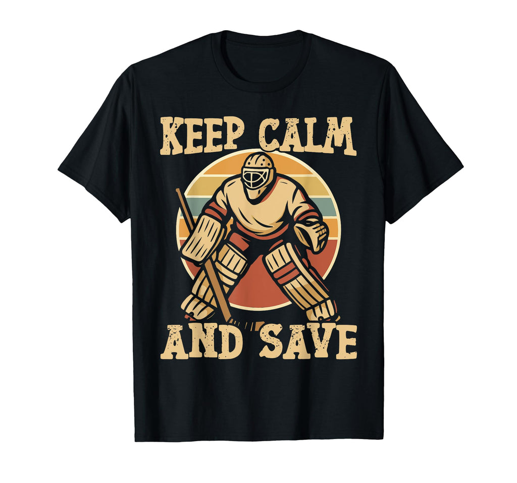 Ice Hockey Goalie Goalkeeper Keep T-Shirt - Casual Everyday Wear Unisex - T-Shirt, Sweatshirt, Hoodie
