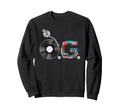 Old School Og Hip Hop Head Vinyl Cds Sweatshirt - Trendy Graphic Unisex - T-Shirt, Sweatshirt, Hoodie