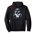 Penguin Bird Soccer Player Ball Hoodie - Streetwear Style for Adults - T-Shirt, Sweatshirt, Hoodie