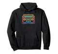 Boombox Old School 80S Music Hip Hop Hoodie - Novelty Apparel Unisex - T-Shirt, Sweatshirt, Hoodie