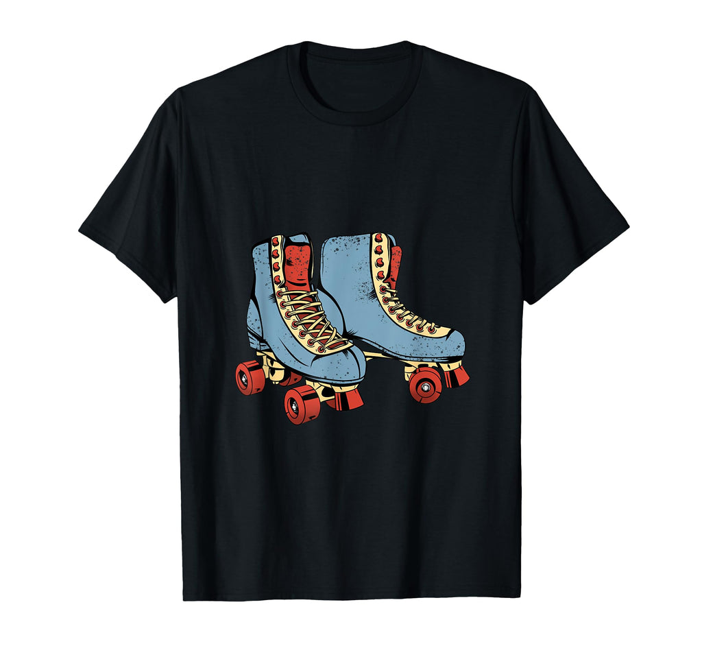 Blue Roller Skates Rollerblades T-Shirt - Casual Everyday Wear for Adults - T-Shirt, Sweatshirt, Hoodie