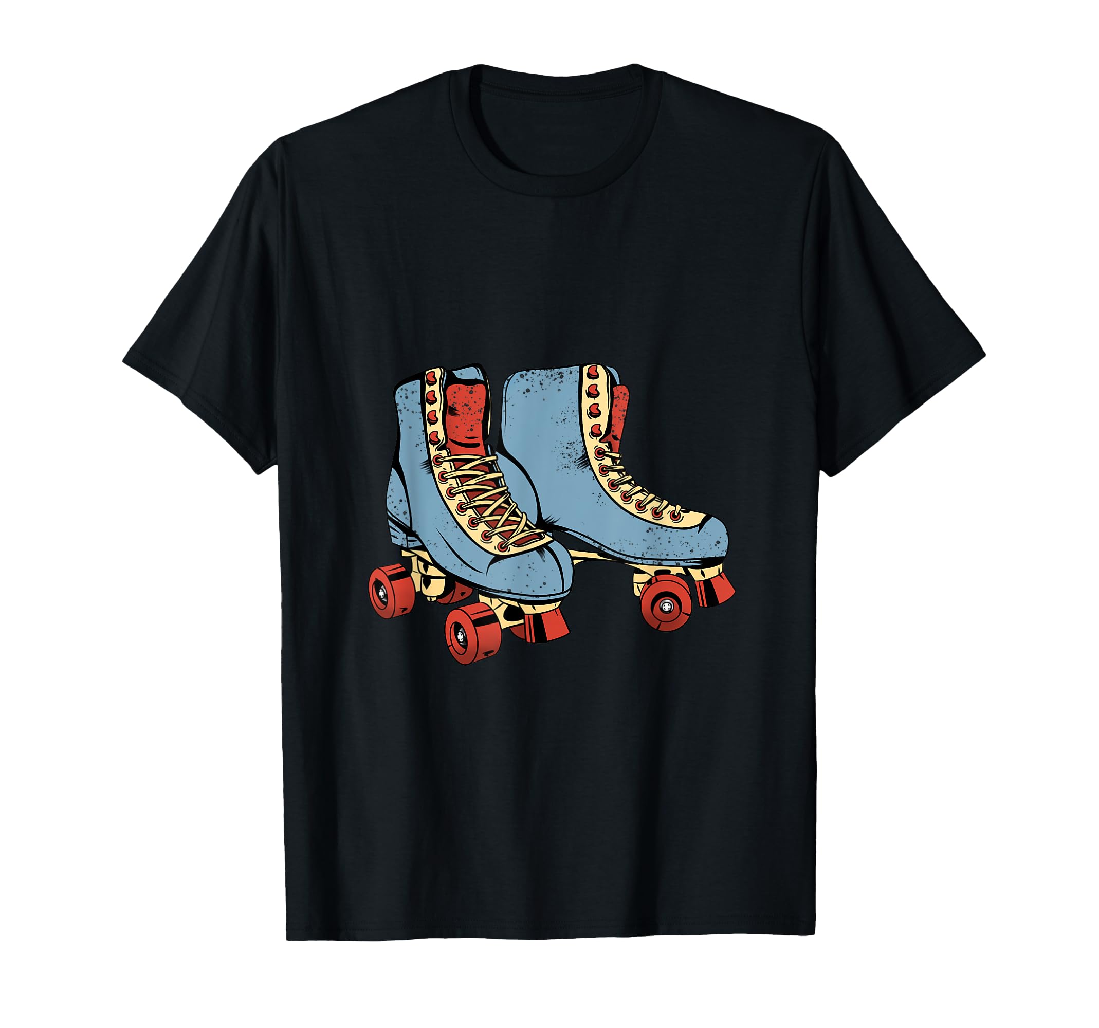 Blue Roller Skates Rollerblades T-Shirt - Casual Everyday Wear for Adults - T-Shirt, Sweatshirt, Hoodie